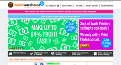 Desktop Screenshot of graphicwarehouse.co.uk